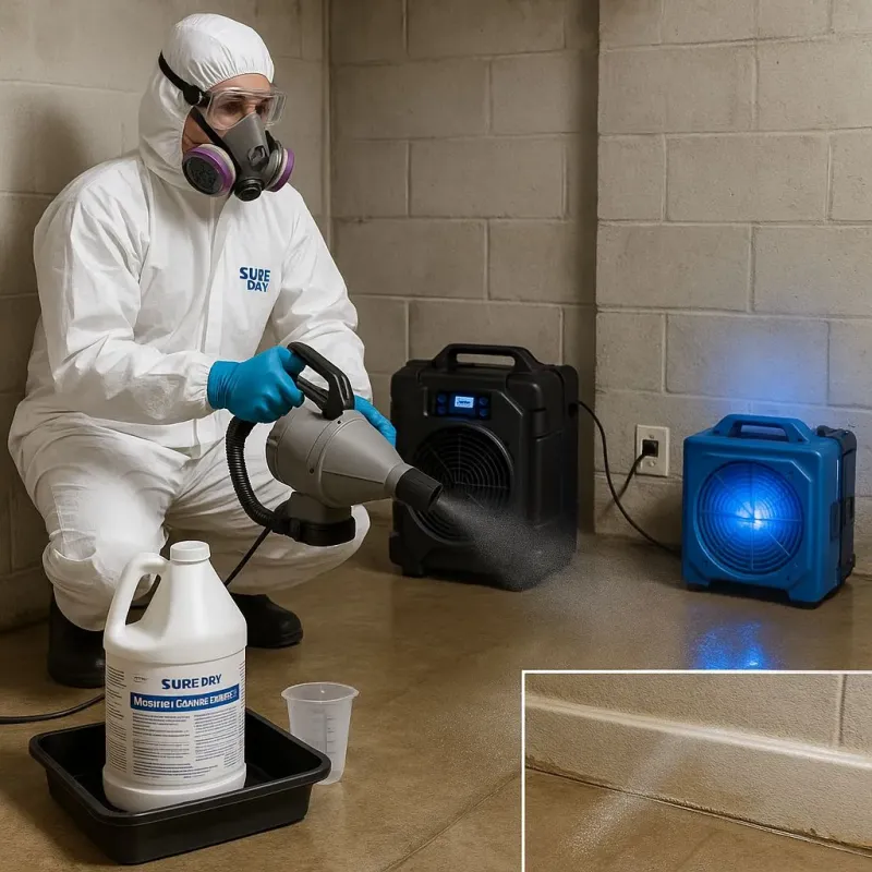 Sanitization and Odor Removal process in Hico, TX