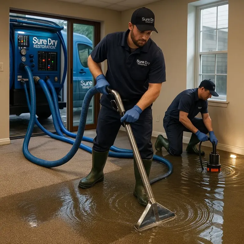 Water Extraction and Removal process in Hico, TX